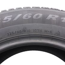 6. 4 x PIRELLI 235/60 R18 107H XL Winter Scorpion 2 Zima 2022 6-7,2mm