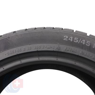 5. 2 x CONTINENTAL 245/45 R18 100V XL ContiWinterContact TS830P SSR BMW Zima 2015 Nieużywane