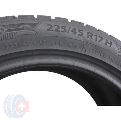 6. 2 x BARUM 225/45 R17 91H Polaris 5 Zima 7.2-8mm