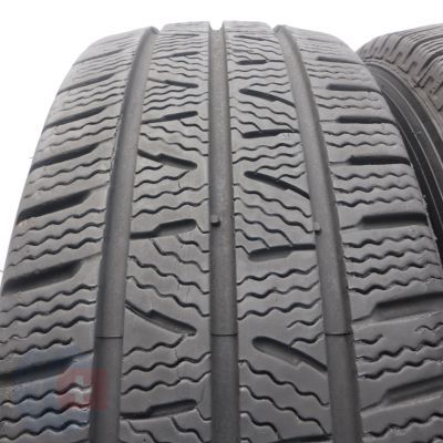 3. Opony 225/65 R16C 2x PIRELLI 112/110R Carrier Winter Zimowe 2022 Jak Nowe 7,2mm