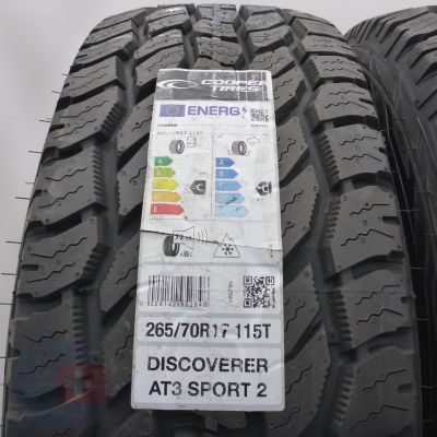 2. Opony 265/70 R17 2x COOPER 115T Discoverer AT3 Sport 2 Wielosezonowe 2024 Nieużywane 