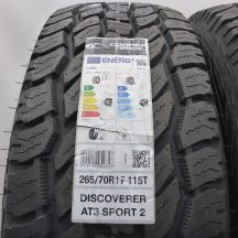 2. Opony 265/70 R17 2x COOPER 115T Discoverer AT3 Sport 2 Wielosezonowe 2024 Nieużywane 