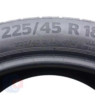 2. 1 x CONTINENTAL 225/45 R18 91W EcoContact 6 MO Lato 6mm 2021