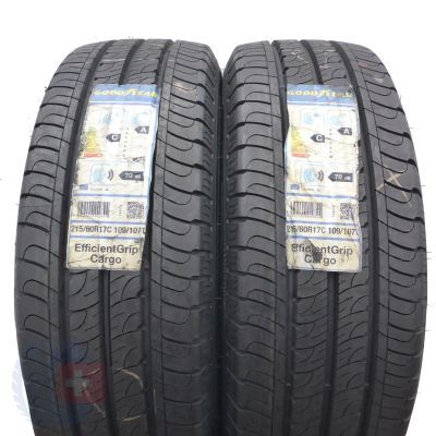 2 x GOODYEAR 215/60 R17C 109/107T EfficientGrip Cargo Lato 2017 Jak Nowe Nieużywane