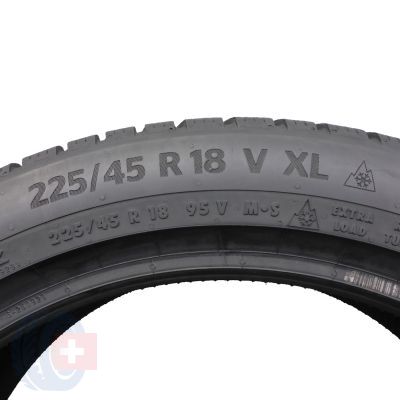 6. 4 x CONTINENTAL 225/45 R18 95V XL WinterContact TS870P Zima 2021/22 6,5-7mm