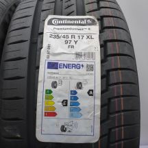 2. Opony 235/45 R17 4x CONTINENTAL 97Y XL PremiumContact6 Letnie 2021 Nieużywana