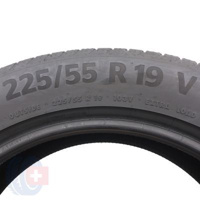 5. 2 x CONTINENTAL 225/55 R19 102V XL PremiuContact 6 Lato 2022 6mm