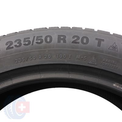 5. Opony 235/50 R20 2x CONTINENTAL 100T WinterContact TS850P zimowe 7,5-8mm 2021/22