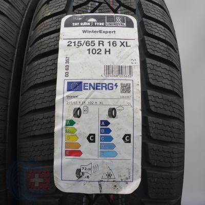 2. Opony 215/65 R16 4x UNIROYAL 102H XL WinterExpert Zimowe 2023 Nieużywane