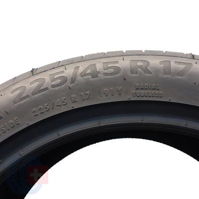 7. Opony 225/45 R17 4x CONTINENTAL 91Y XL PremiumContact 6 Letnie 2019 JAK NOWE
