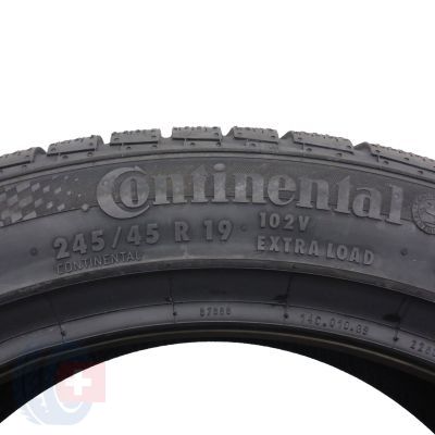 5. 2 x CONTINENTAL 245/45 R19 102V XL ContiWinterContact TS810S RSC BMW Zima 2021 Jak Nowe