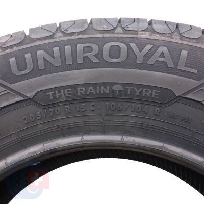 5. 2 x UNIROYAL 205/70 R15C 106/104R RainMax 3 Lato 2018 Jak Nowe