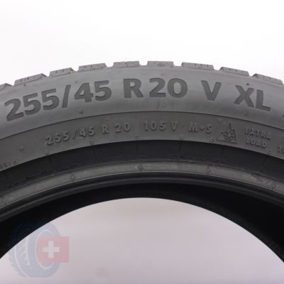 5. Opony 255/45 R20 2x CONTINENTAL 105V XL WinterContact TS 870 P Zimowe 2023  6,2mm