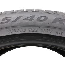 6. 2 x PIRELLI 275/40 R22 108V XL Scorpion Winter Run Flat Zima 2021 Jak Nowe 7,2-7,5mm