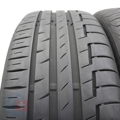 2. Opony 205/55 R16 2x CONTINENTAL 91V PremiumContact 6 Letnie 2019 6,5-6,8mm