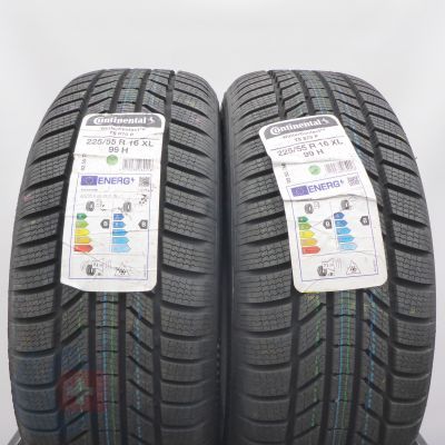 3. Opony 225/55 R16 4x CONTINENTAL 99H XL WinterContact TS 870 P Zimowe 2022/24 