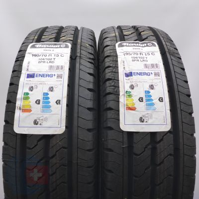 5. Opony 195/70 R15C 4x BARUM 104/102T Vanis3 Letnie 2023 Nieużywane