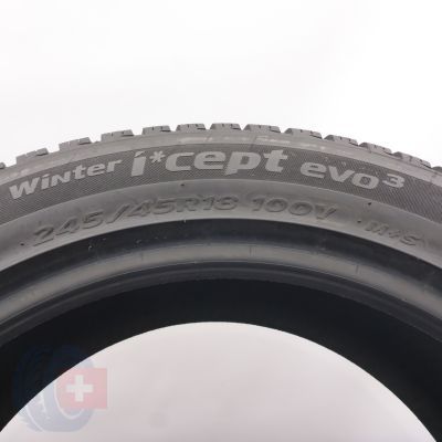 6. Opony 245/45 R18 4x HANKOOK 100V XL Winter I Cept evo 3 Zimowe 2021 7-7,2mm