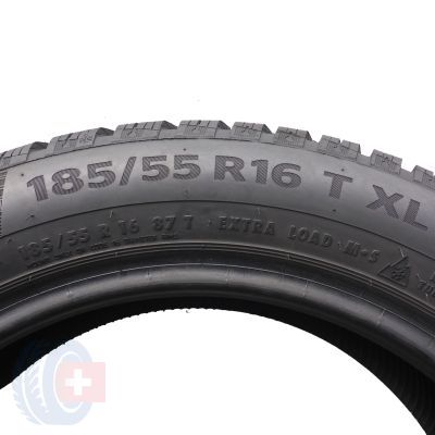 4. 2 x CONTINENTAL 185/55 R16 87T XL WinterContact TS 860 Zima 2017 7,2-7,5mm