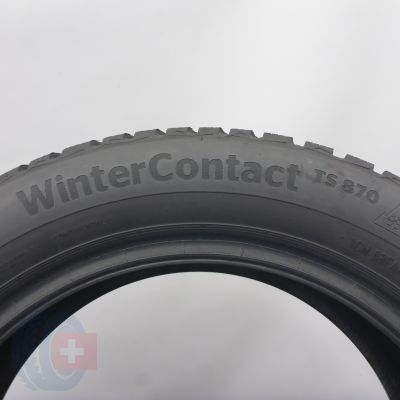 7. Opony 195/55 R16 4x CONTINENTAL 87H WinterContact TS 870 Zimowe 2022  7,8mm
