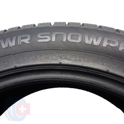 6. 2 x NOKIAN 245/45 R18 100V XL WR Snowproof P Zima 8,2mm 2023 Jak Nowe