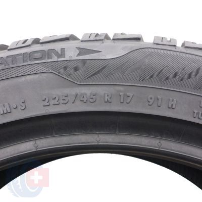 3. 1 x UNIROYAL 225/45 R17 91H MS plus 77 Zima 2020 Jak Nowa