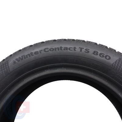 9. Opony 195/55 R15 4x CONTINENTAL 85H WinterContact TS860 Zimowe 2020 Jak Nowe Nieużywane 