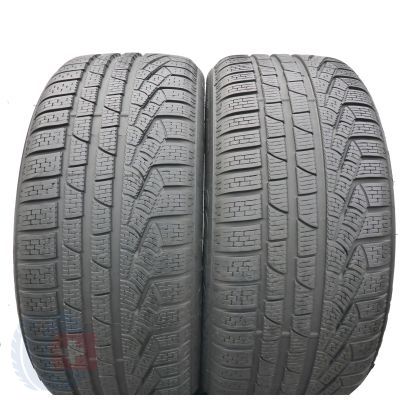 4. Opony 255/45 R19 2x PIRELLI 100V Sottozero Winter 240 SerieII N0 Zimowe 2024 6,8-7,2mm