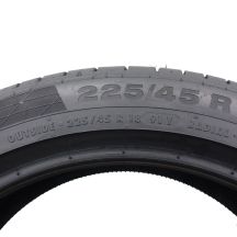 2. 1 x CONTINENTAL 225/45 R18 91Y ContiSportContact 5 SSR RunFlat Lato 2017 6,2mm