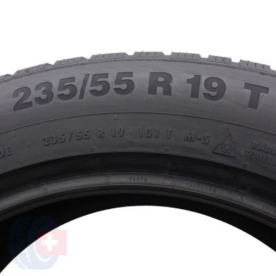 2. Opona 235/55 R19 1x CONTINENTAL 101T XL WinterContact TS850P Seal Zimowa 2021 6,8mm