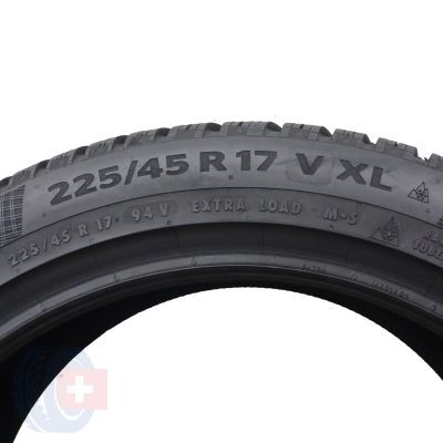 5. 4 x CONTINENTAL 225/45 R17 94V XL WinterContact TS860 Zima 2019 7,2-8,2mm