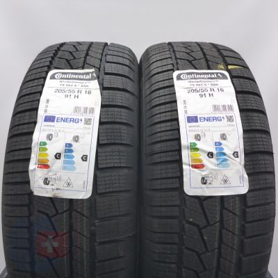 4. Opony 205/55 R16 4x CONTINENTAL 91H WinterContact TS860S RunFlat BMW Zimowe 2023 Nieużywane