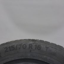 6. Opony 215/70 R16 4x CONTINENTAL 100T  WinterContact TS 870 P Zimowe 2022
