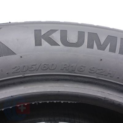 6. 2 x KUMHO 205/60 R16 92H WinterCraft WP52 Zima 2023 7,2-7,5mm