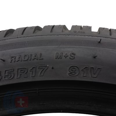 3. 1 x BRIDGESTONE 215/45 R17 91V XL Blizzak LM005 Zima 6mm 2022