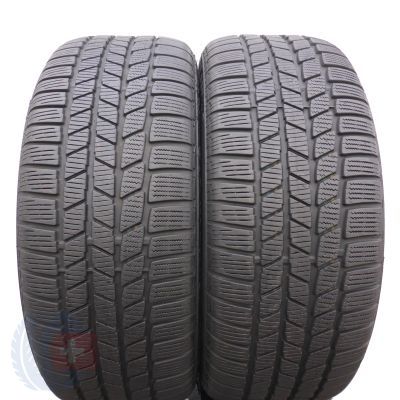 Opony 245/50 R18 2x CONTINENTAL 100H ContiWinterContact TS810S BMW RSC zimowe 7,8mm 2021 Jak Nowe