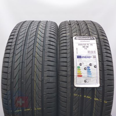 4. Opony 225/55 R16 4x CONTINENTAL 95W UltraContact Letnie 2022/23