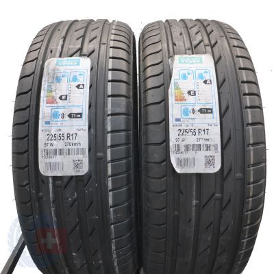 3. Opony 225/55 R17 4x NOKIAN 97W zLine RunFlat Letnie 2015, 2017 Nieużywane 