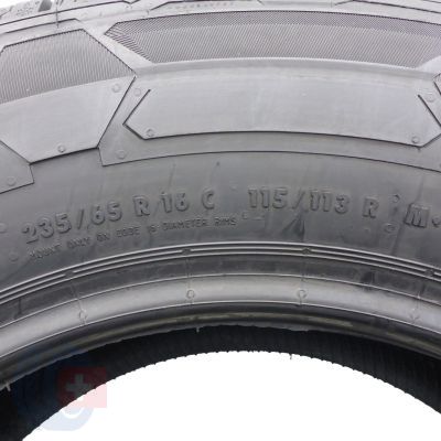 6. Opony 235/65 R16C 4x CONTINENTAL 115/113R VanContact Winter Zimowe 2024 9,8-10mm
