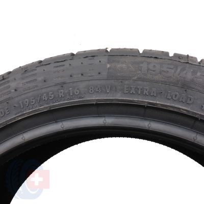 5. 2 x CONTINENTAL 195/45 R16 84V XL ContiEcoContact 5 Lato 2020 Jak Nowe Nieużywane 