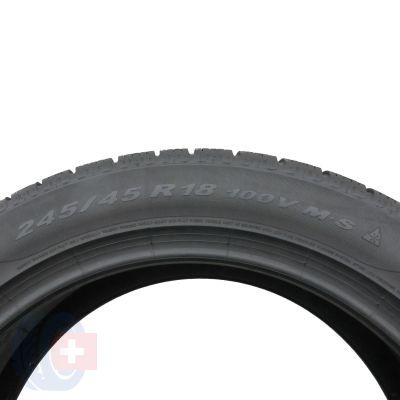 3. 1 x PIRELLI 245/45 R18 100V XL Sottozero Winter 240 Serie II RunFlat Zima 2011 6mm