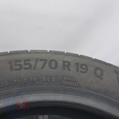 7. Opony 155/70 R19 4x CONTINENTAL 84Q EcoContact 6 Letnie 2023 