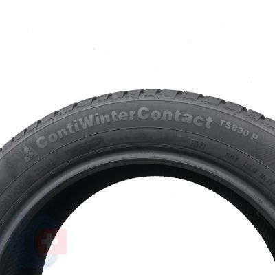 7. 4 x CONTINENTAL 245/50 R18 104V XL M0 ContiWinterContact TS830P Zima 2015, 2016 6,5-7mm