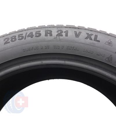 5. Opony 285/45 R21 2x CONTINENTAL 113V XL AO WinterContact TS850P SUV Zimowe 2021 5,8-6mm