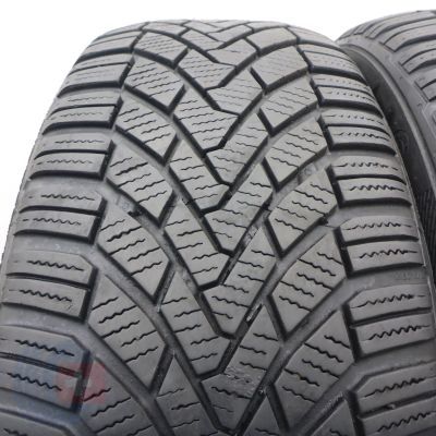 3. Opony 195/55 R16 2x CONTINENTAL 87H ContiWinterContact TS850 Zimowe 2014 5,8-6mm