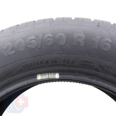 5. 2 x CONTINENTAL 205/60 R16 92H ContiEcoContact 5 Lato 2019 Jak Nowe