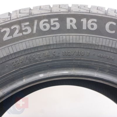 6. Opony 225/65 R16C 2x CONTINENTAL 112/110T VanContact Eco Letnie 2022 
