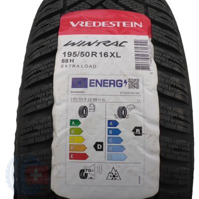 2. 4 x VREDESTEIN 195/50 R16 88H XL  Wintrac Zima 2021