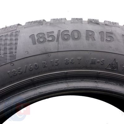 4. 2 x CONTINENTAL 185/60 R15 84T WinterContact TS860 Zima 2019 6,8-7,8mm