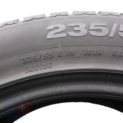 6. Opony 235/55 R19  2x CONTINENTAL 101H CrossContact Winter A0 Zimowe 2022  8,5-9mm Jak Nowe 